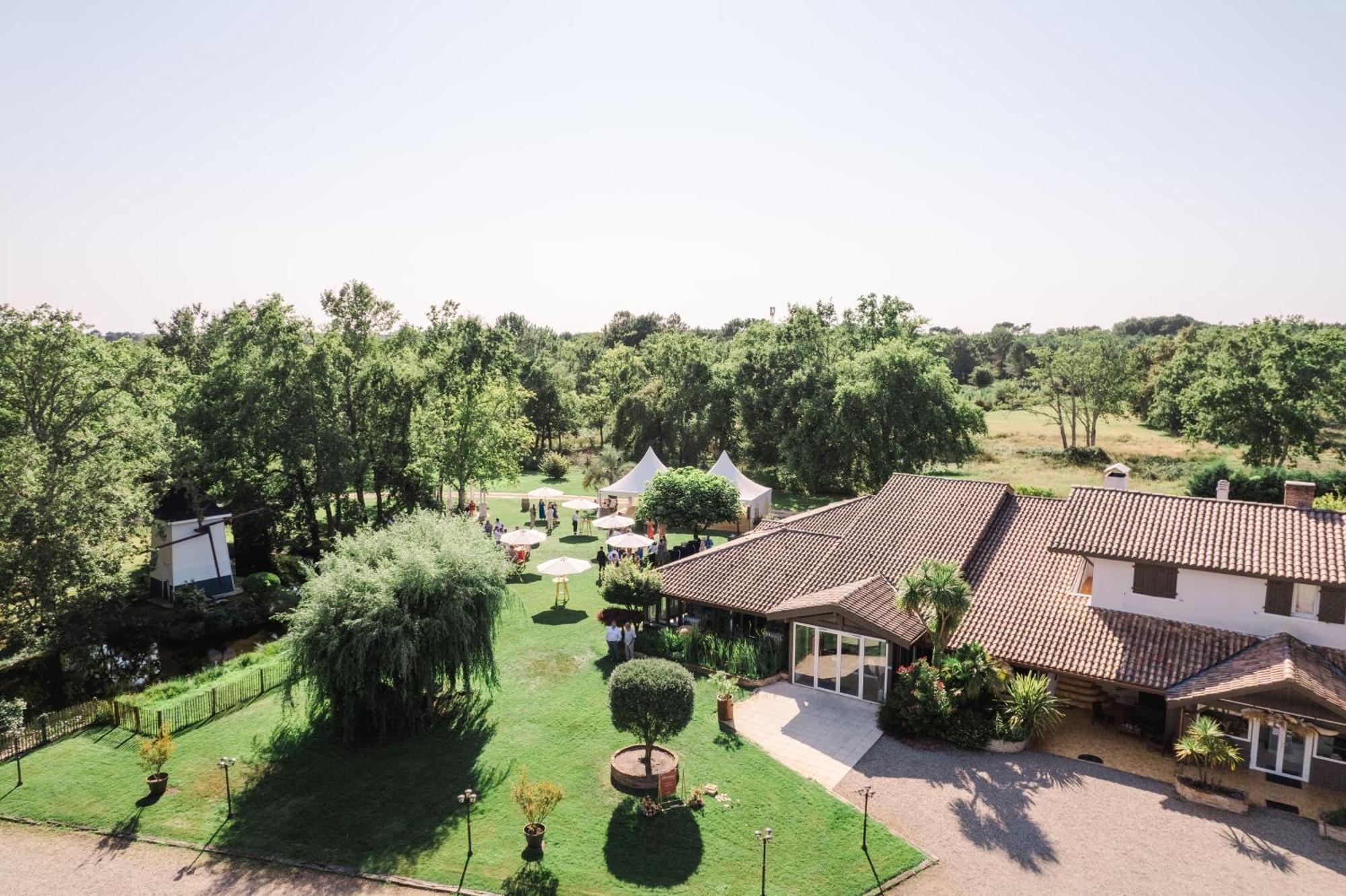 Hotel La Ferme D'En Chon Бискаррос Экстерьер фото